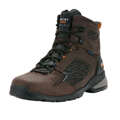 Ariat Rebar Flex 6" Koyu Kahverengi Iş Ayakkabıları Erkek (40807-370)